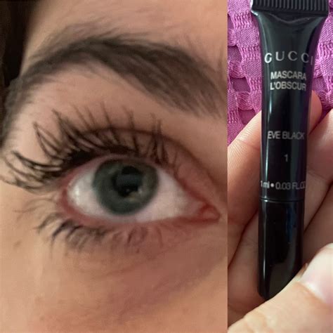 gucci l'obscur mascara|Gucci mascara review.